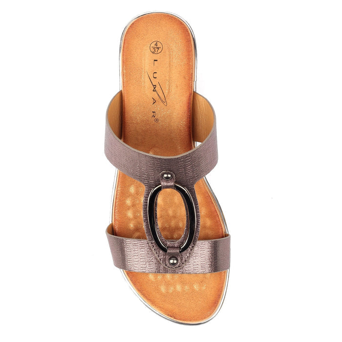 Claudia Pewter Sandal