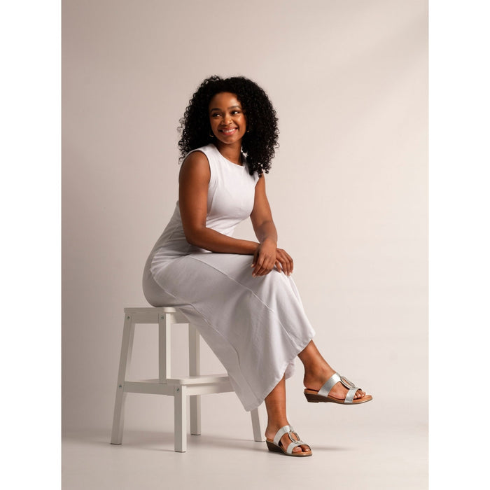 Claudia Silver Sandal