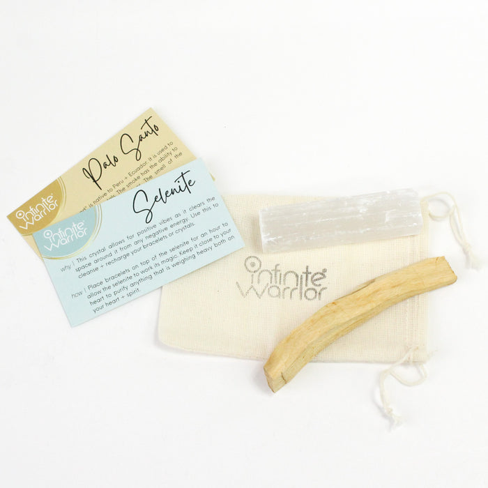 Cleansing Kit Duo | Palo Santo + Selenite