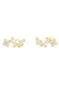 CLEAR AS DAY Stud Earrings