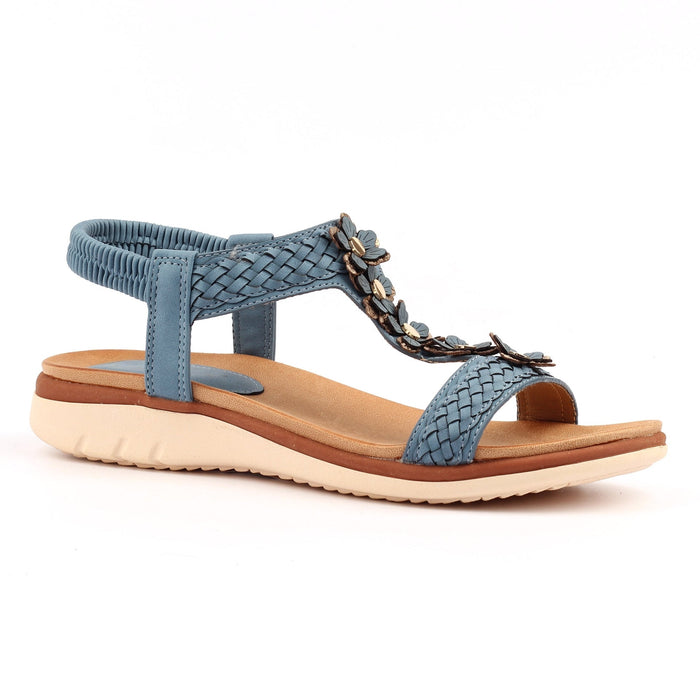 Clementine Blue Sandal