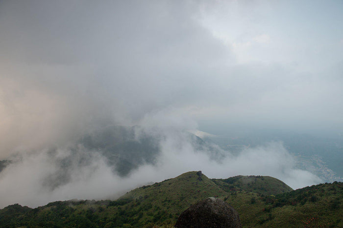 Clouds on the Mountain Wall Mural-Wall Mural-Eazywallz