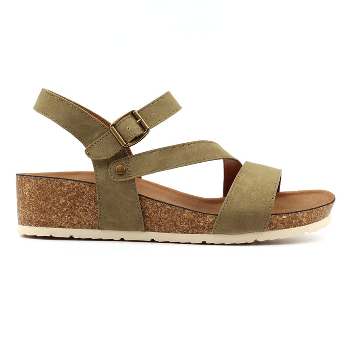 Cluster Khaki Sandal