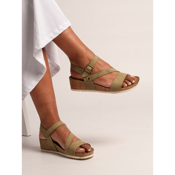 Cluster Khaki Sandal