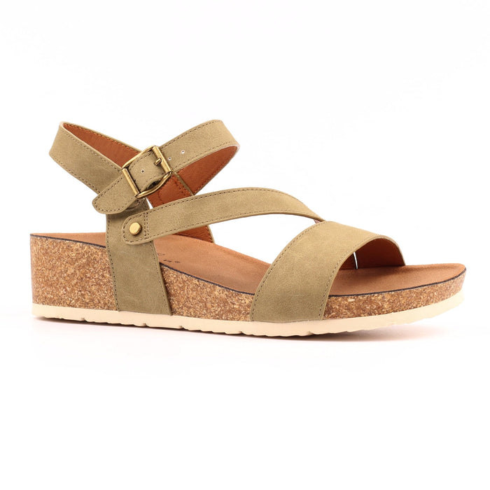 Cluster Khaki Sandal