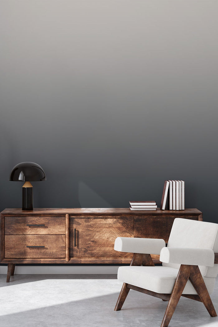 Cold Steel Wallpaper showcased in a room