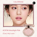COLORROSE CR740 Moonlight Pink blush compact with model result
