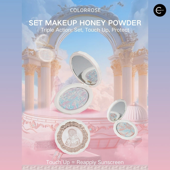 COLORROSE Honey Powder – Multi-Action Translucent Finishing Powder 716 Energizing Pink