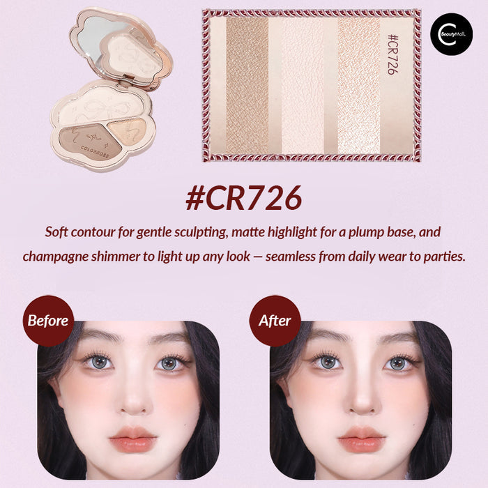Colorrose Light & Shadow Trio Contouring Palette detail