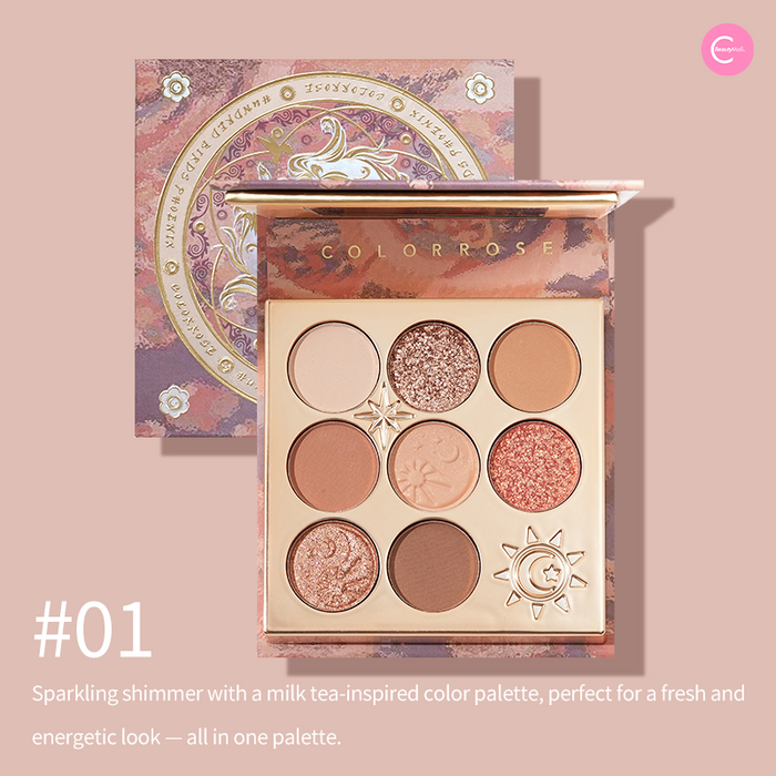 Colorrose Three Lifetimes Series 8-Color Eyeshadow Palette detail