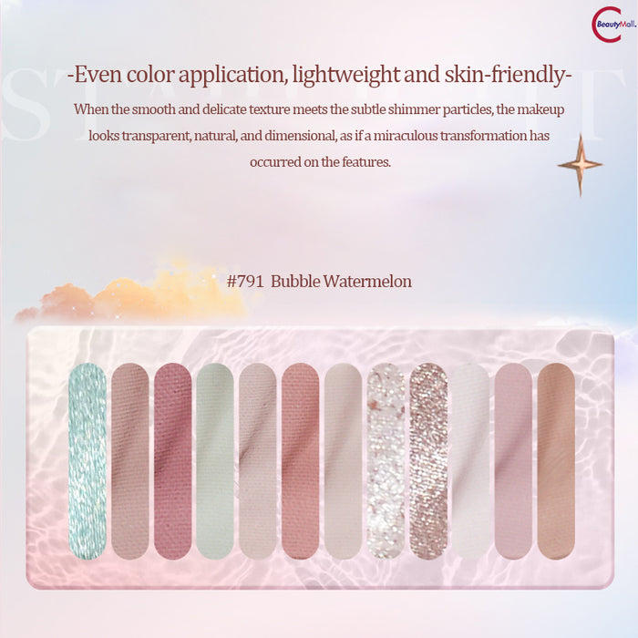 COLORROSE Water Ripple Series Eyeshadow Palette detail