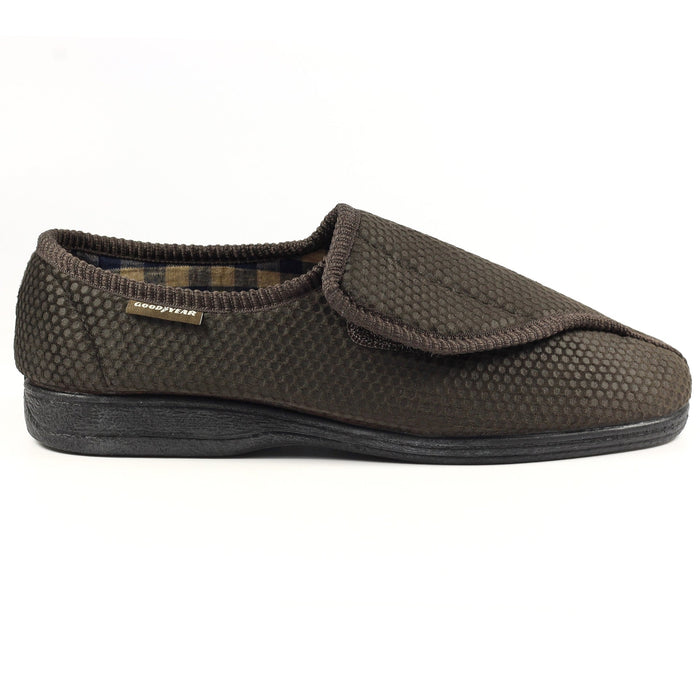 Columbus II Brown One Touch Slipper