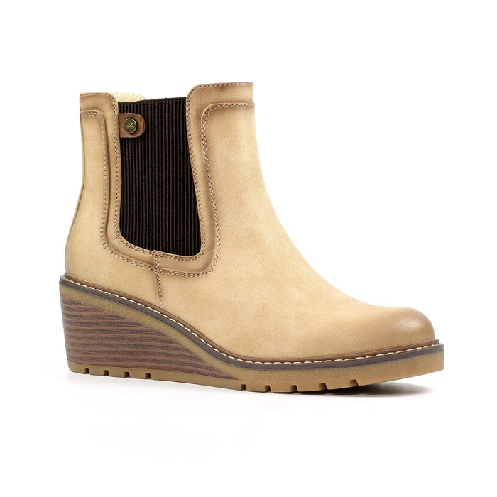 Connie Beige Ankle Boot