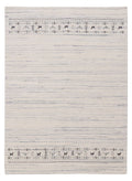 Contemporary Ivory Design Hand Loomed Wool Rug - The Rug Decor