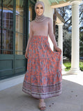Coral Boho Skirt - Divinity Collection