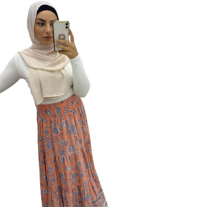 Coral Boho Skirt - Divinity Collection