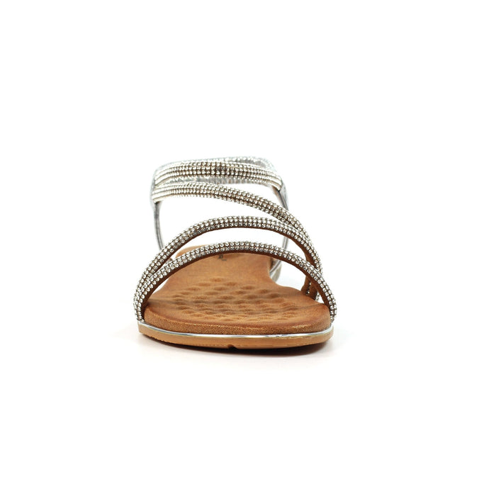 Cortez Silver Sandal