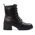 Cotton Black Ankle Boot