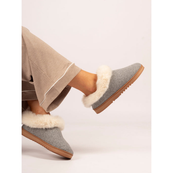 Cranbrook Grey Boxed Slipper