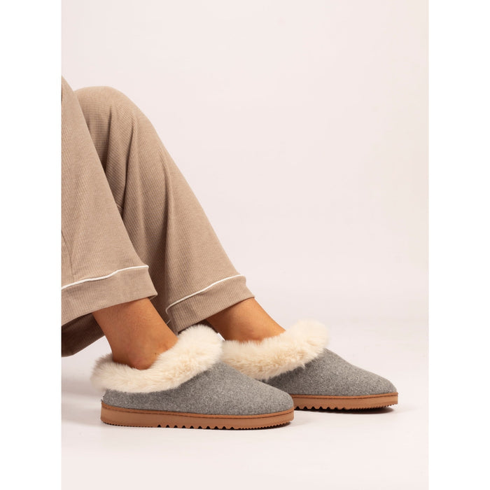 Cranbrook Grey Boxed Slipper