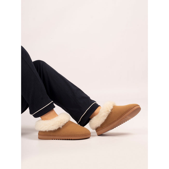 Cranbrook Tan Boxed Slipper