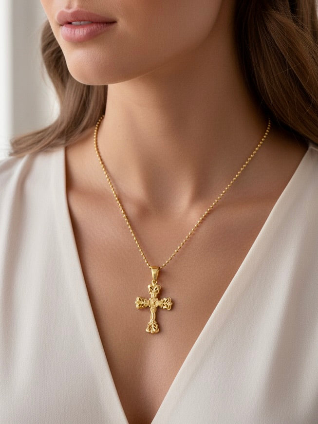 CROSS MY HEART Necklace