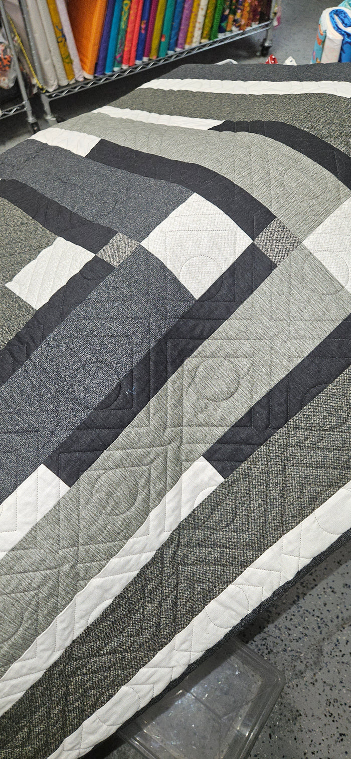 Crossed Feathers Quilt Kit - TextureGraphix  by Jason Yenter