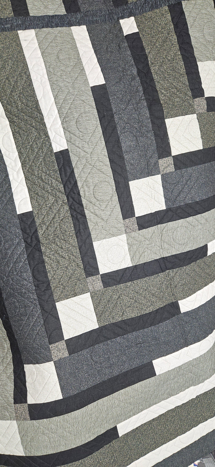 Crossed Feathers Quilt Kit - TextureGraphix  by Jason Yenter