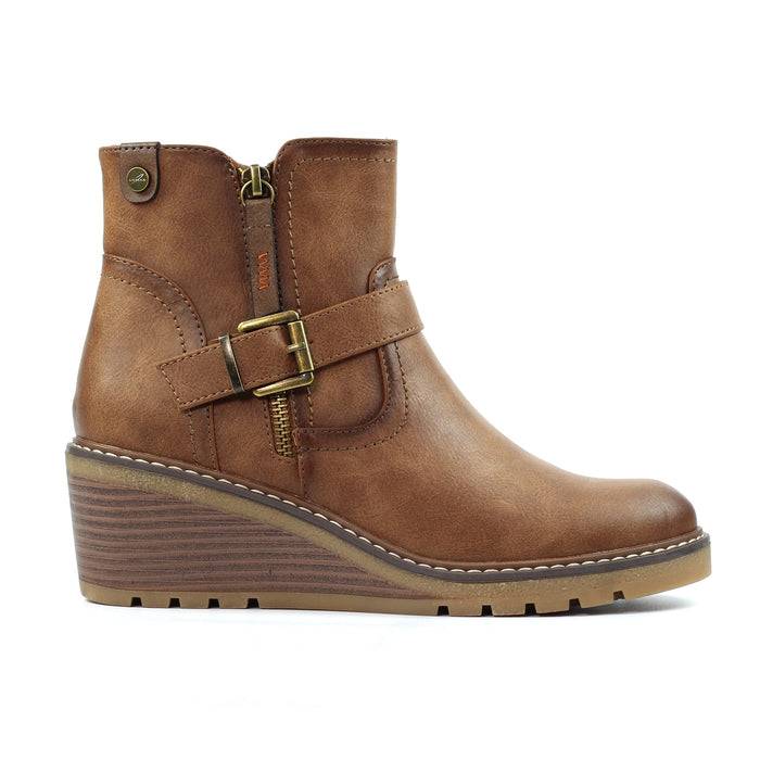 Cruz Tan Ankle Boot