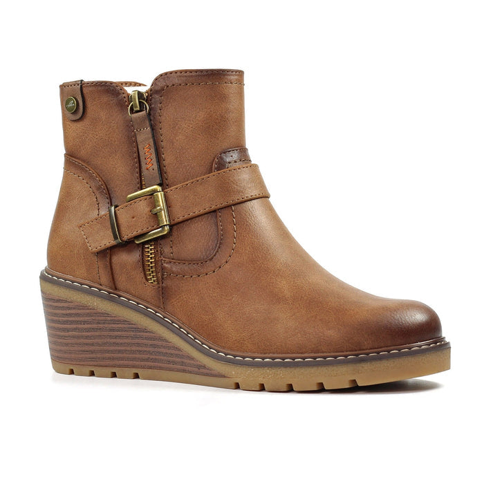 Cruz Tan Ankle Boot