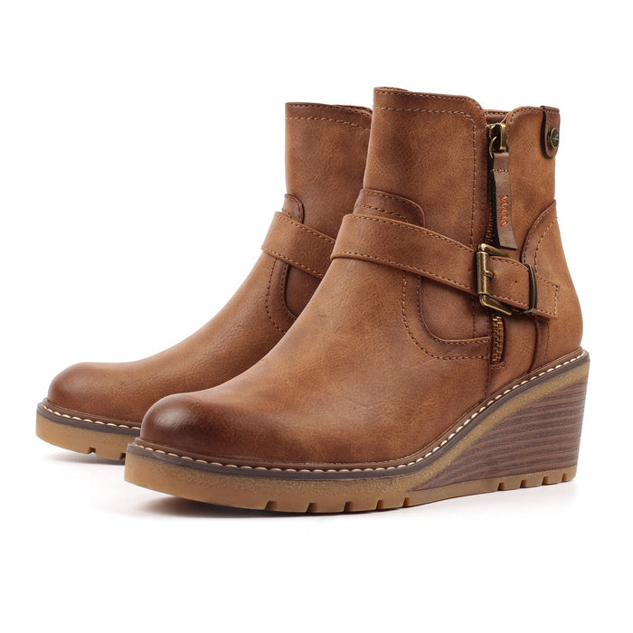Cruz Tan Ankle Boot