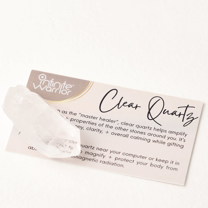loose clear quartz crystal