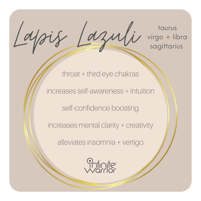 Crystals For Migraine Relief | Amethyst + Clear Quartz + Lapis Lazuli Crystal Kit