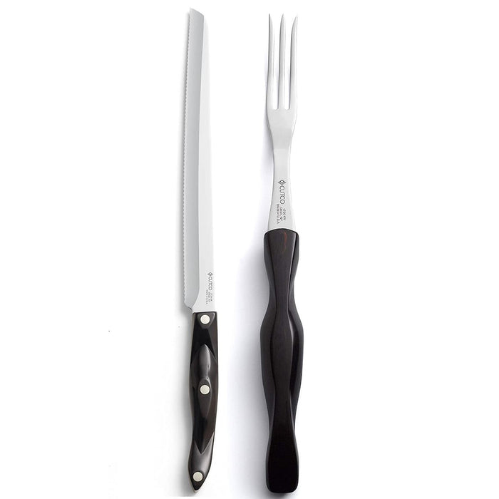 Cutco 1374665 Santoku-Style Slicer With 10" Double-D And 1726 Turning Fork