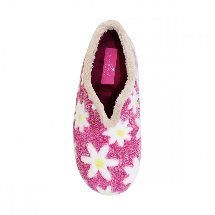 Daisy Pink Flower Slipper