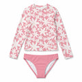 Dancing Plumeria Long Sleeve Rashguard
