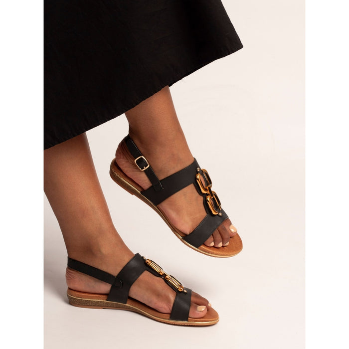 Darcy Black Sandal