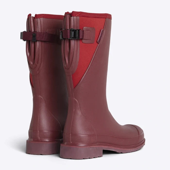 Darcy Mid Calf Gumboot  // Beetroot & Red [Retired]
