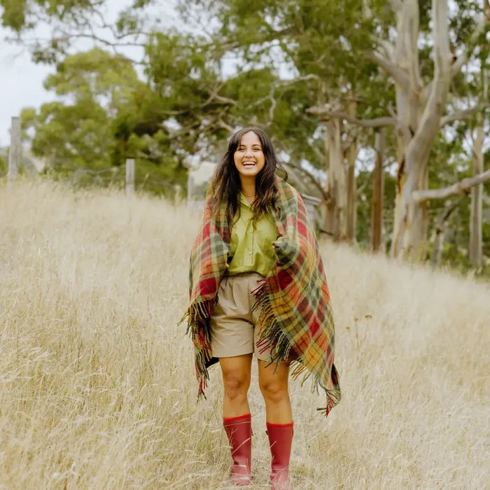 Darcy Mid Calf Gumboot  // Beetroot & Red [Retired]