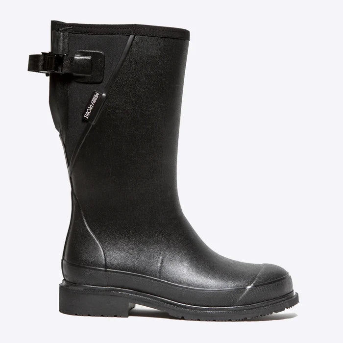 Darcy Mid Calf Gumboot  // Black & Black [Retired]