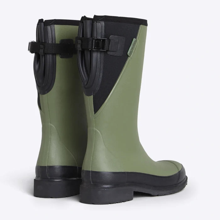 Darcy Mid Calf Gumboot  // Moss Green [Retired]