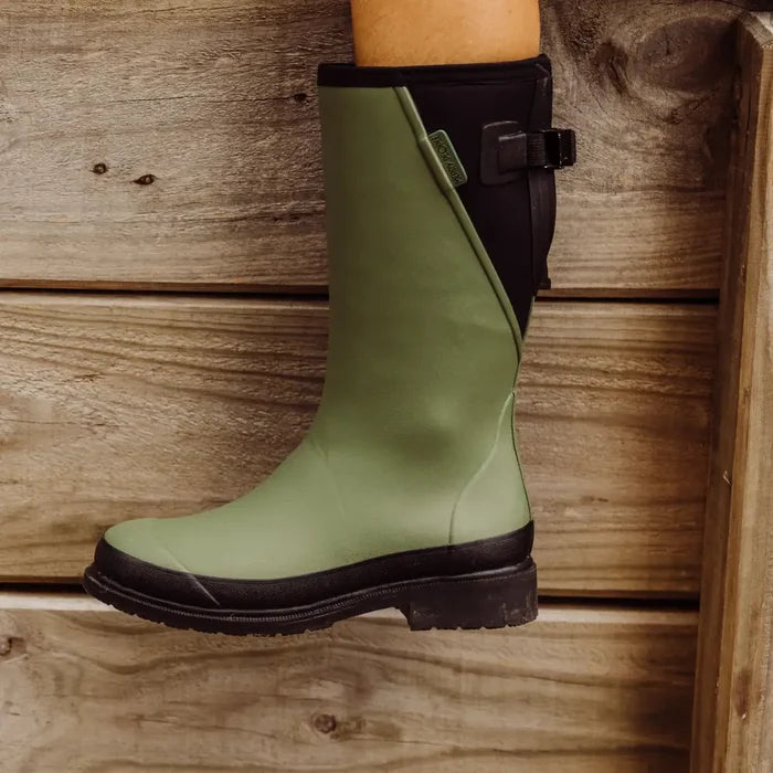 Darcy Mid Calf Gumboot  // Moss Green [Retired]