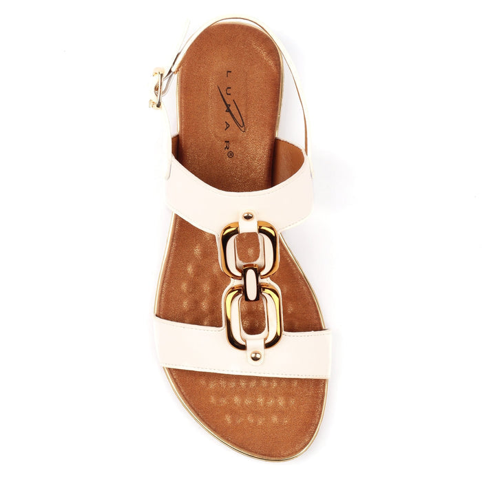Darcy White Sandal