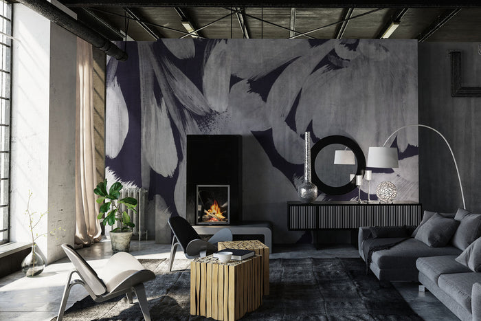 Dark Bloom Serenity Wall Mural