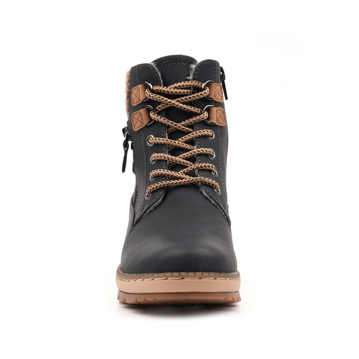 Davina Navy Waterproof Boot
