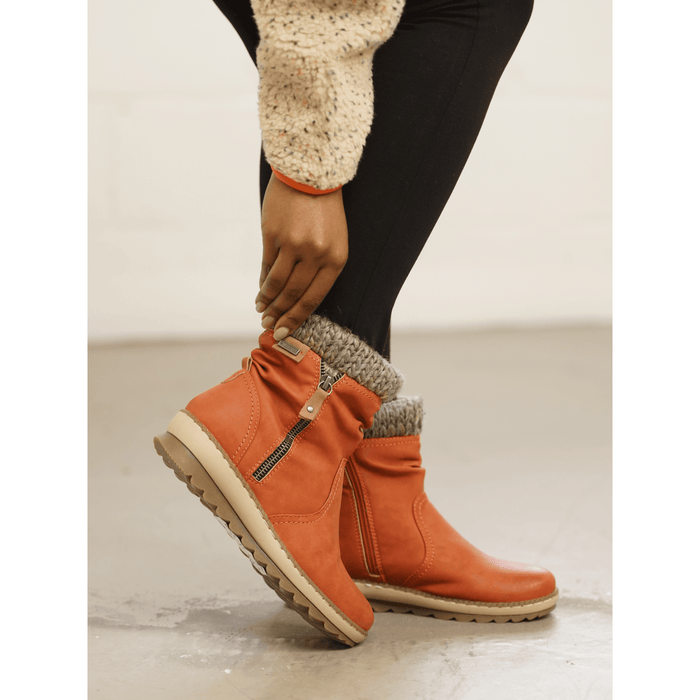 Deborah Orange Waterproof Boot