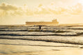 Deep Sunrise Surf Wallpaper Mural-Wall Mural-Eazywallz