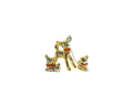 Deer Doe With 2 Fawns Figurines