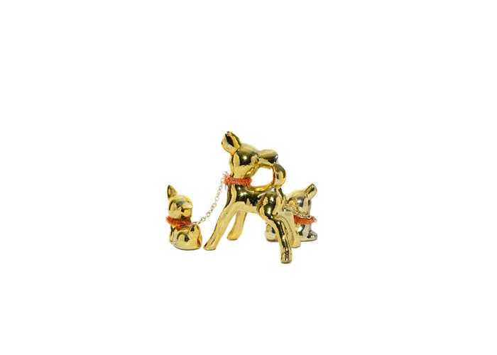 Deer Doe With 2 Fawns Figurines