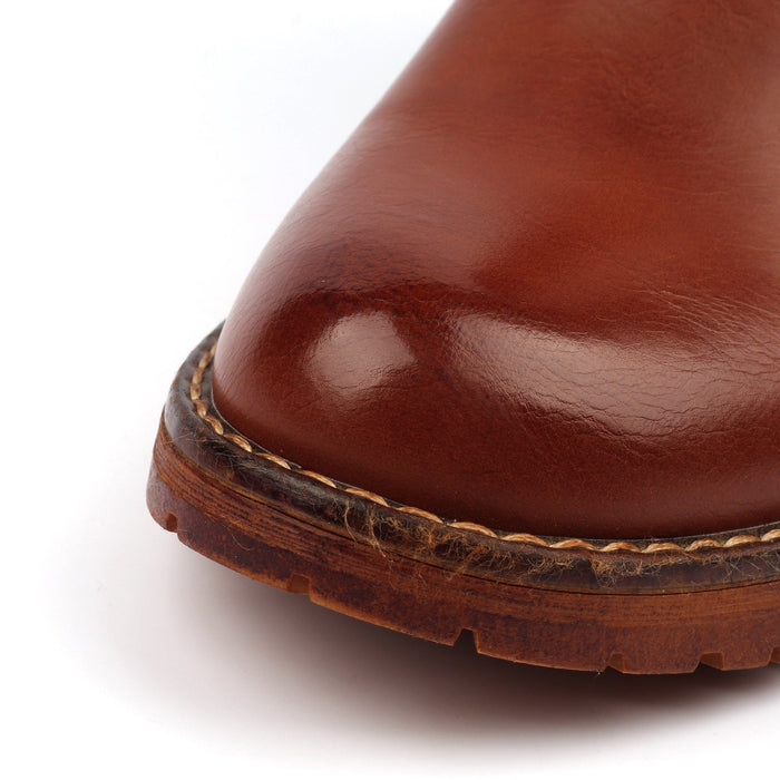 Demure Tan Ankle Boot